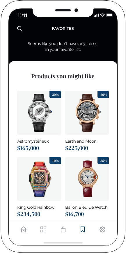 Làm ứng dụng thương mại điện tử kinh doanh đồng hồ